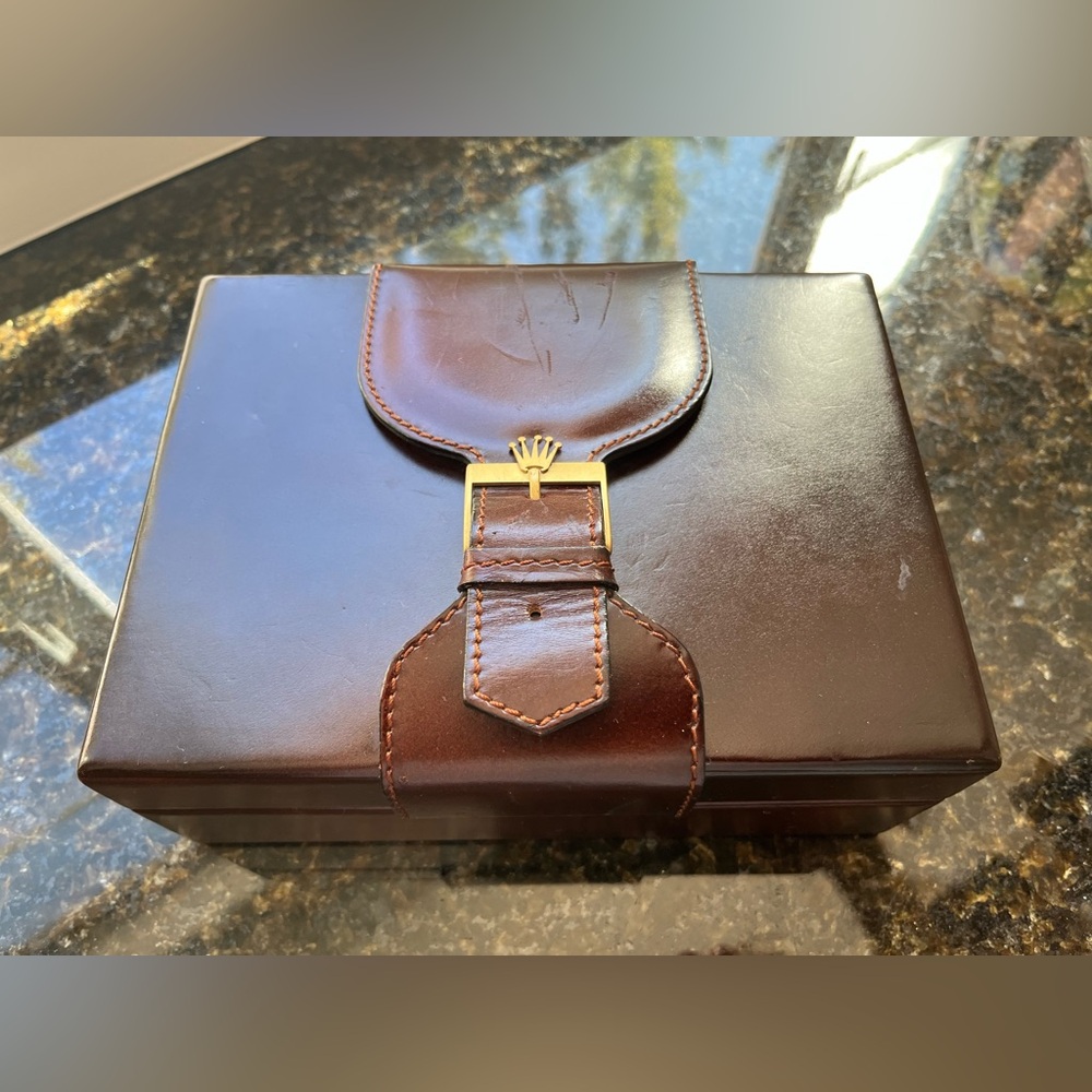 Elegant Old Rolex Watch Box